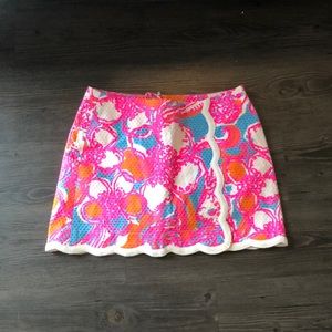 Lily Pulitzer patterned skirt